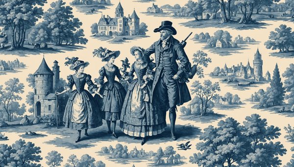 Explorez les designs modernes inspirés par la toile de jouy